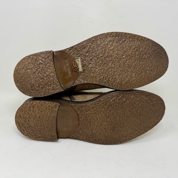 Steve Madden Ankle Boots Cap Toe Suede Brand New W/O Box Mens 9 Brown S-1539